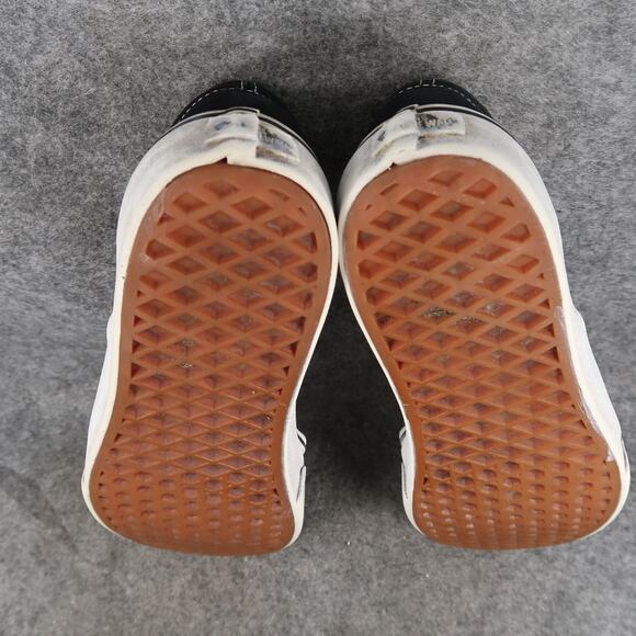 Vans Shoes Womens 9 Classic Slip On Platform Sneakers Canvas Black Skate Casual - Picture 16 of 16